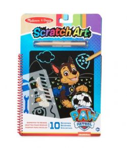 MELISSA AND DOUG -  PAT'PATROUILLE SCRATCH ART BLOC À GRATTER - CHASE